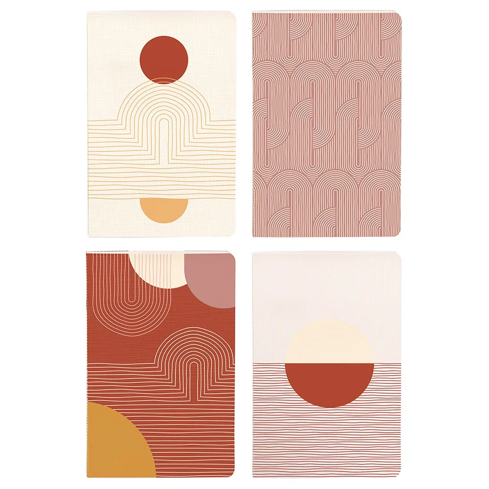 Clairefontaine Terracotta Stapled Notebook Sewn On Spine 11x17cm Assorted - Image 2