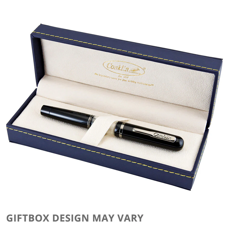 Conklin Heritage Word Gauge Fountain Pen Black - Image 3