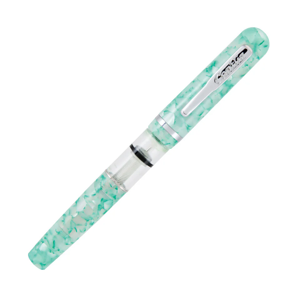 Conklin Heritage Word Gauge Fountain Pen Turquoise - Image 2