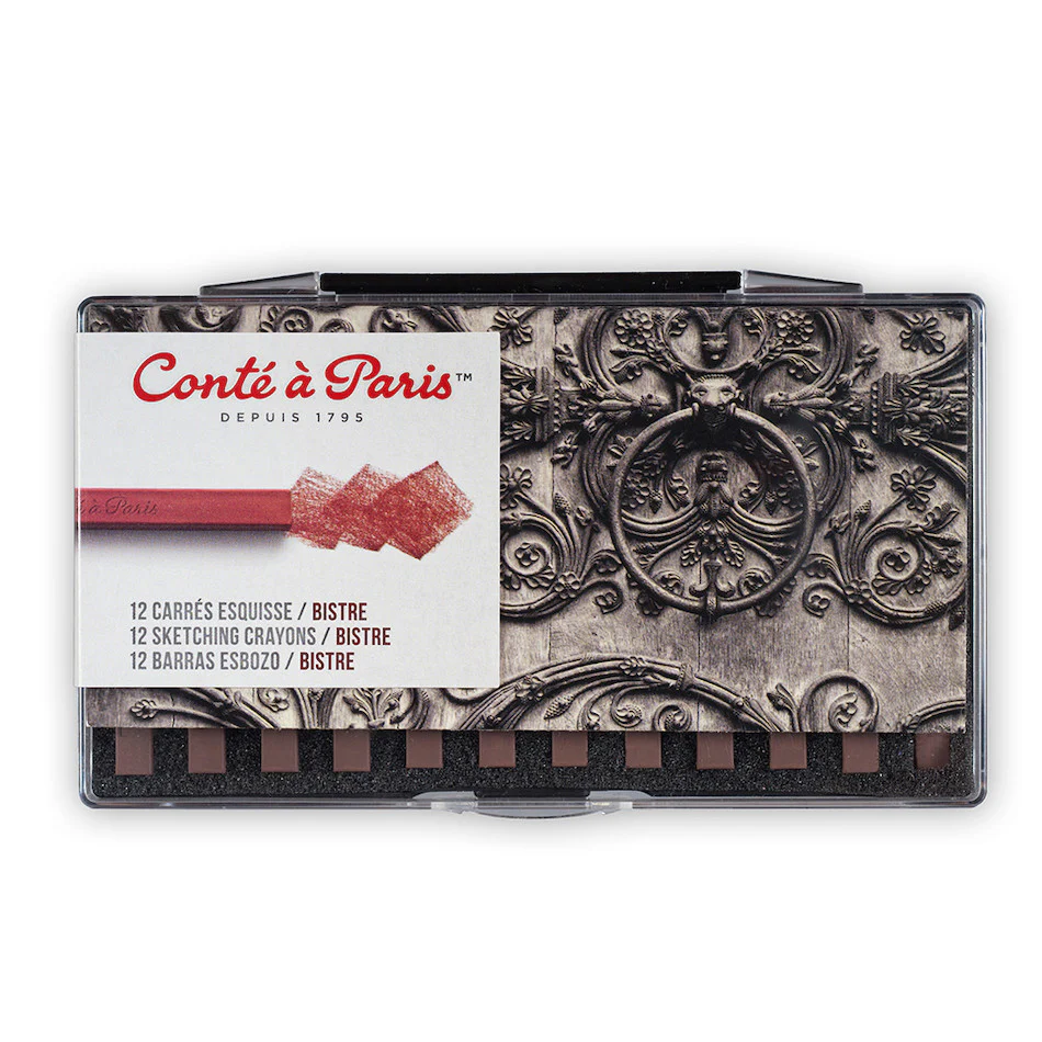 Conté à Paris Carre Sketching Crayons Bistre Set