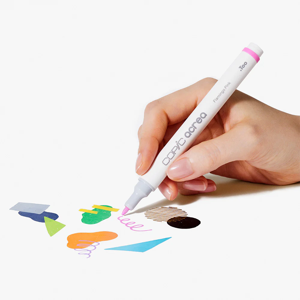 Copic Acrea Paint Marker Set of 6 Vivid Colours - Image 6