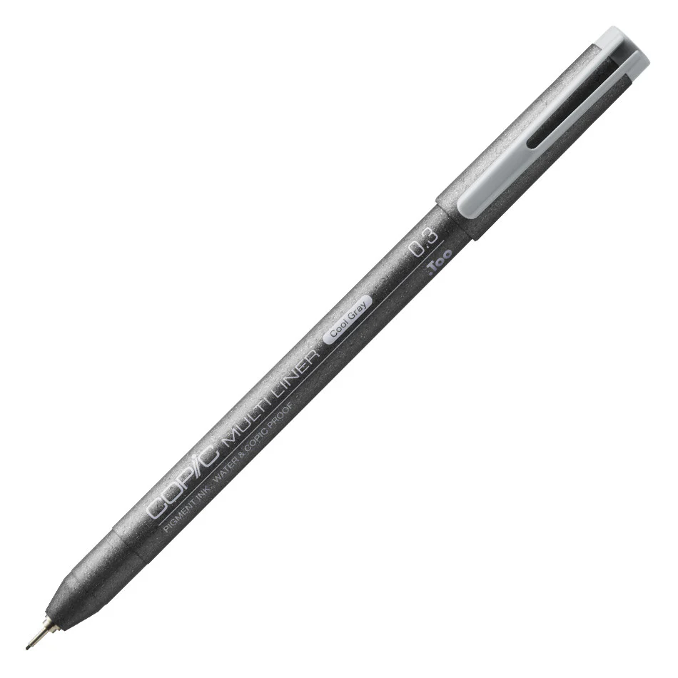 Copic MultiLiner Drawing Pen Cool Grey - Image 3