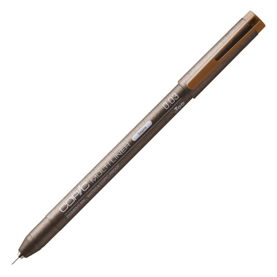 Copic MultiLiner Drawing Pen Sepia - Image 2