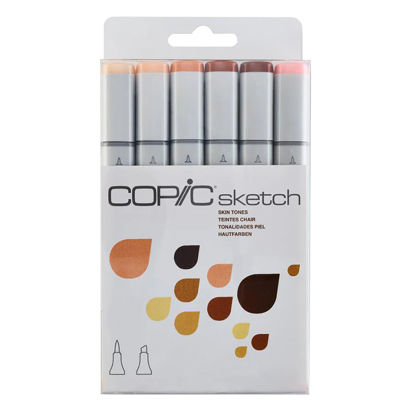 Copic Sketch Marker Pen Set of 6 - Image 10