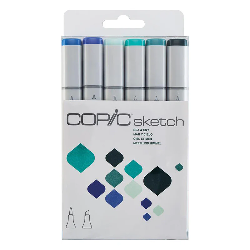 Copic Sketch Marker Pen Set of 6 - Image 11