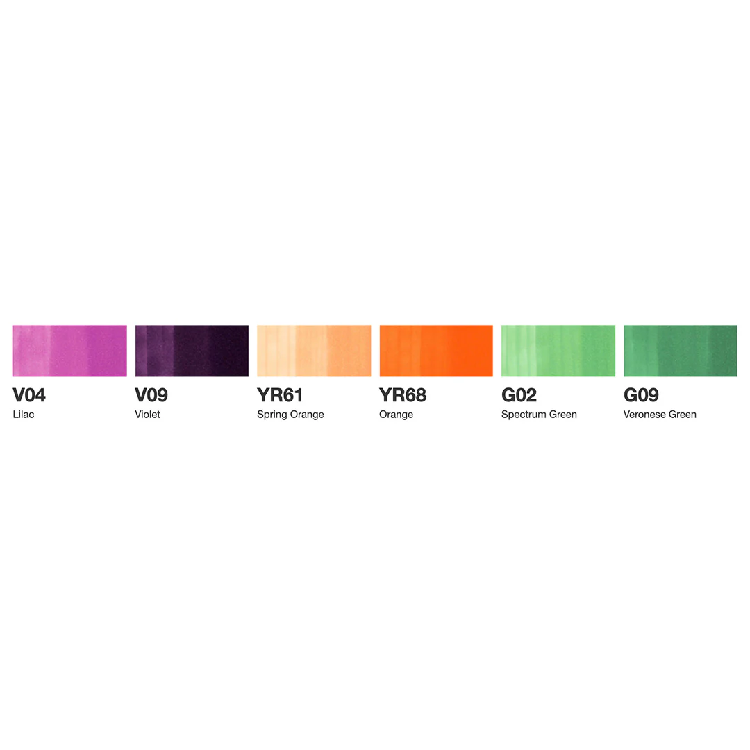 Copic Sketch Marker Pen Set of 6 - Image 17