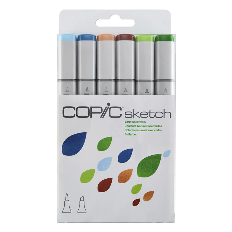 Copic Sketch Marker Pen Set of 6 - Image 3