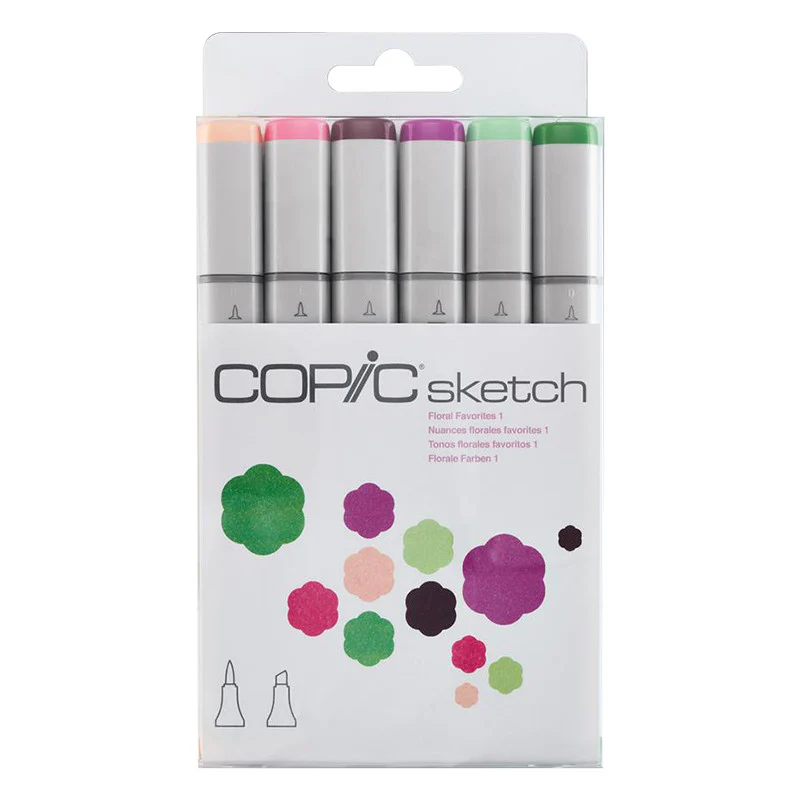 Copic Sketch Marker Pen Set of 6 - Image 4