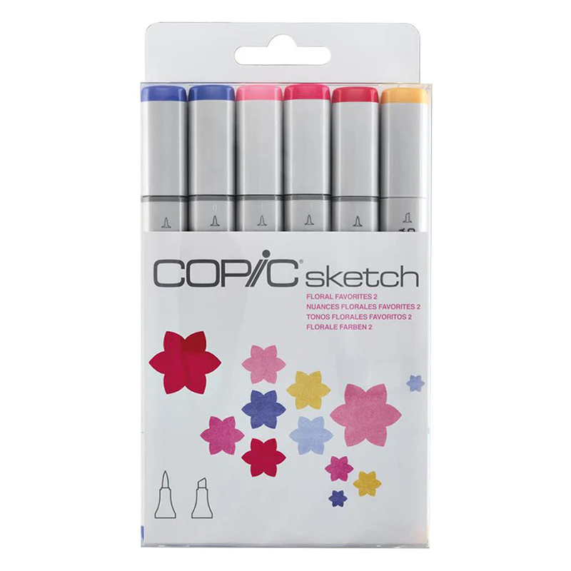 Copic Sketch Marker Pen Set of 6 - Image 5