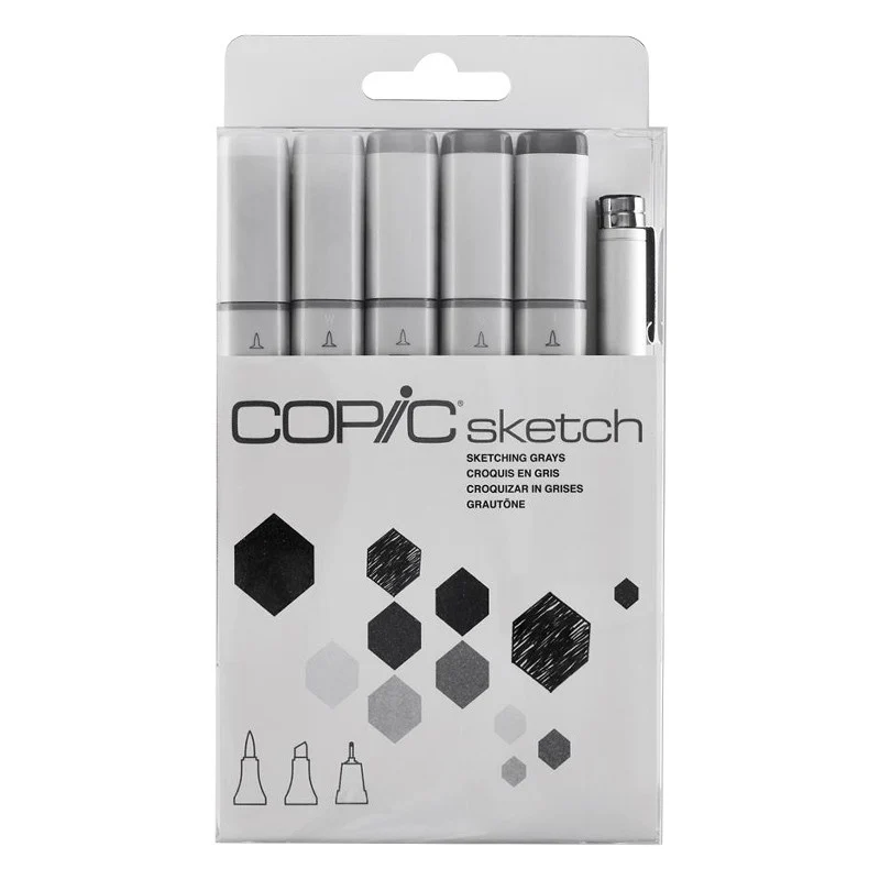 Copic Sketch Marker Pen Set of 6 - Image 6