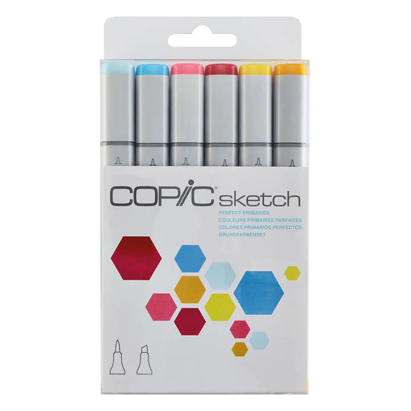 Copic Sketch Marker Pen Set of 6 - Image 8