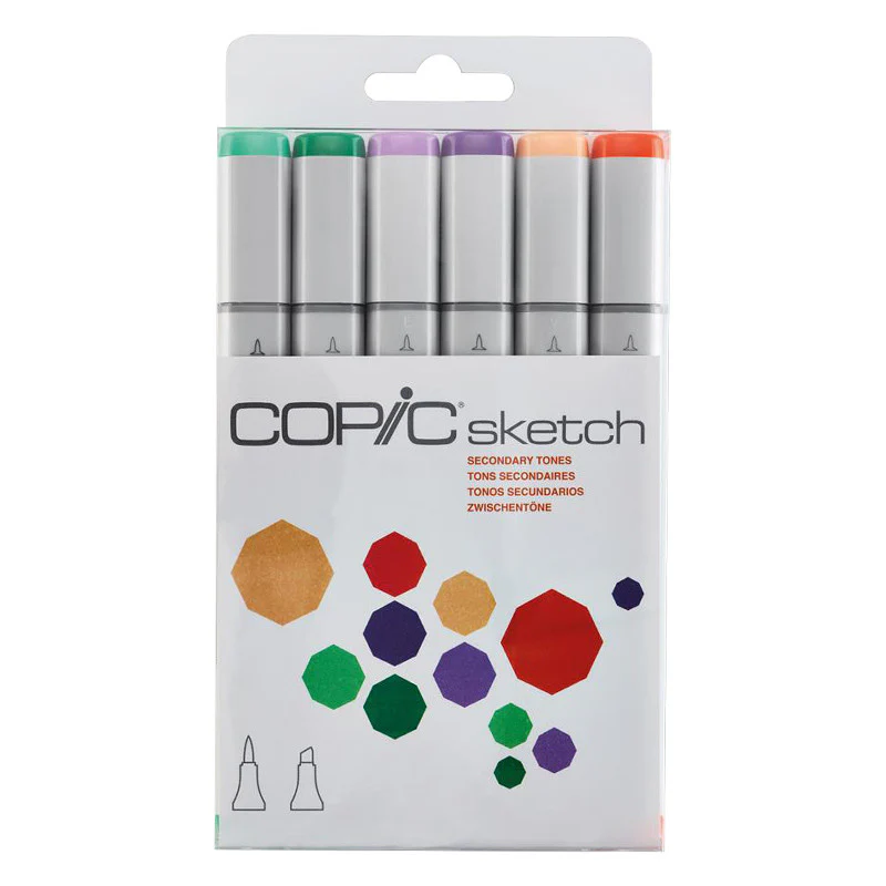 Copic Sketch Marker Pen Set of 6 - Image 9
