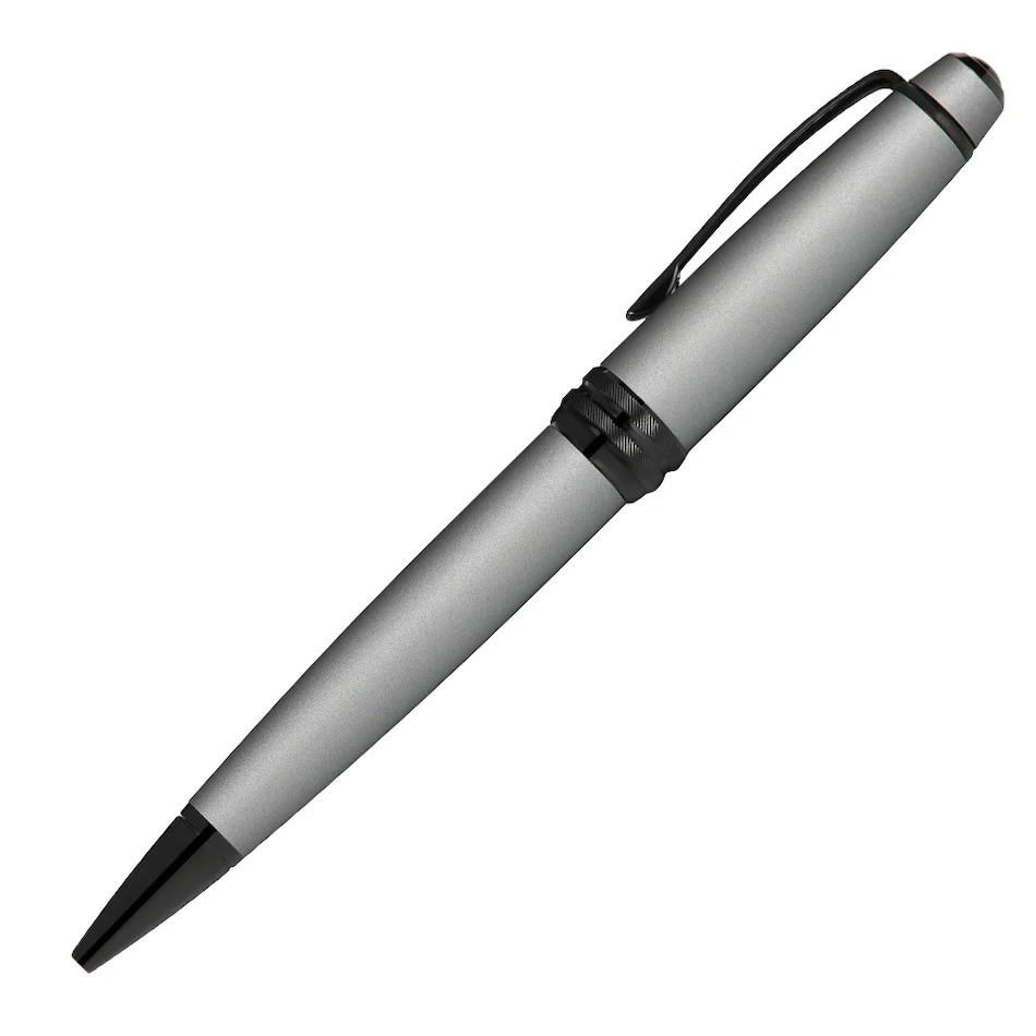 Cross Bailey Ballpoint Pen Grey Lacquer with Black Trim - Image 2