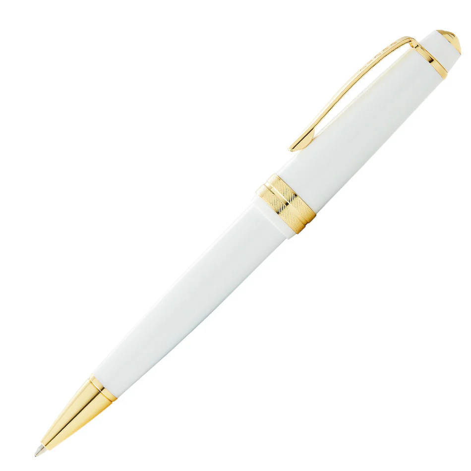 Cross Bailey Light Ballpoint Pen White with Gold Trim - Image 2