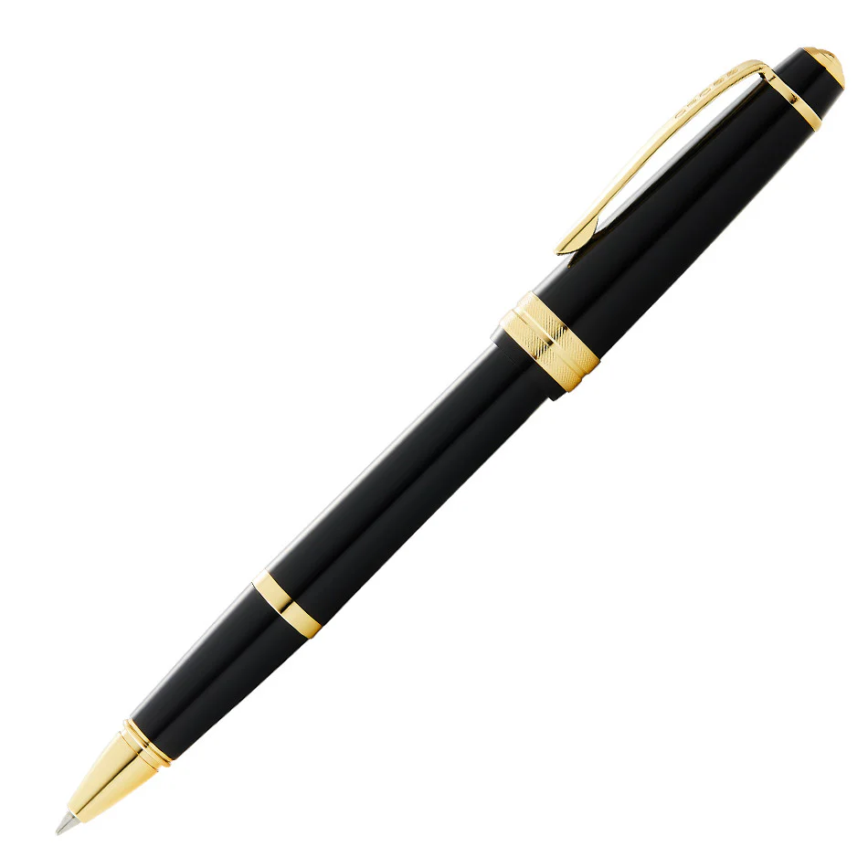 Cross Bailey Light Rollerball Pen Black with Gold Trim - Image 2