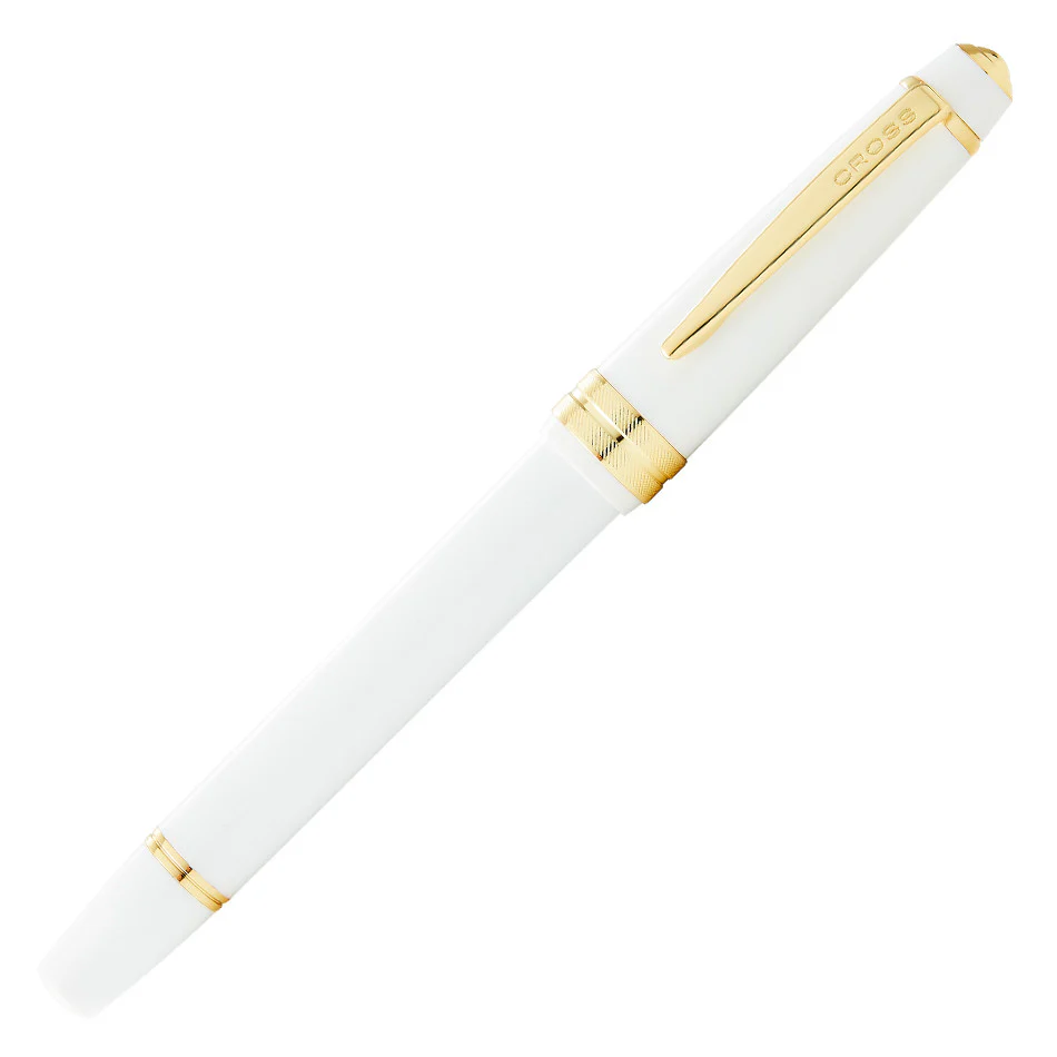 Cross Bailey Light Rollerball Pen White with Gold Trim - Image 3