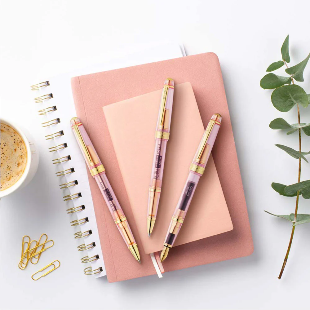 Cross Bailey Light Translucent Pink Sapphire Resin Ballpoint Pen - Image 6