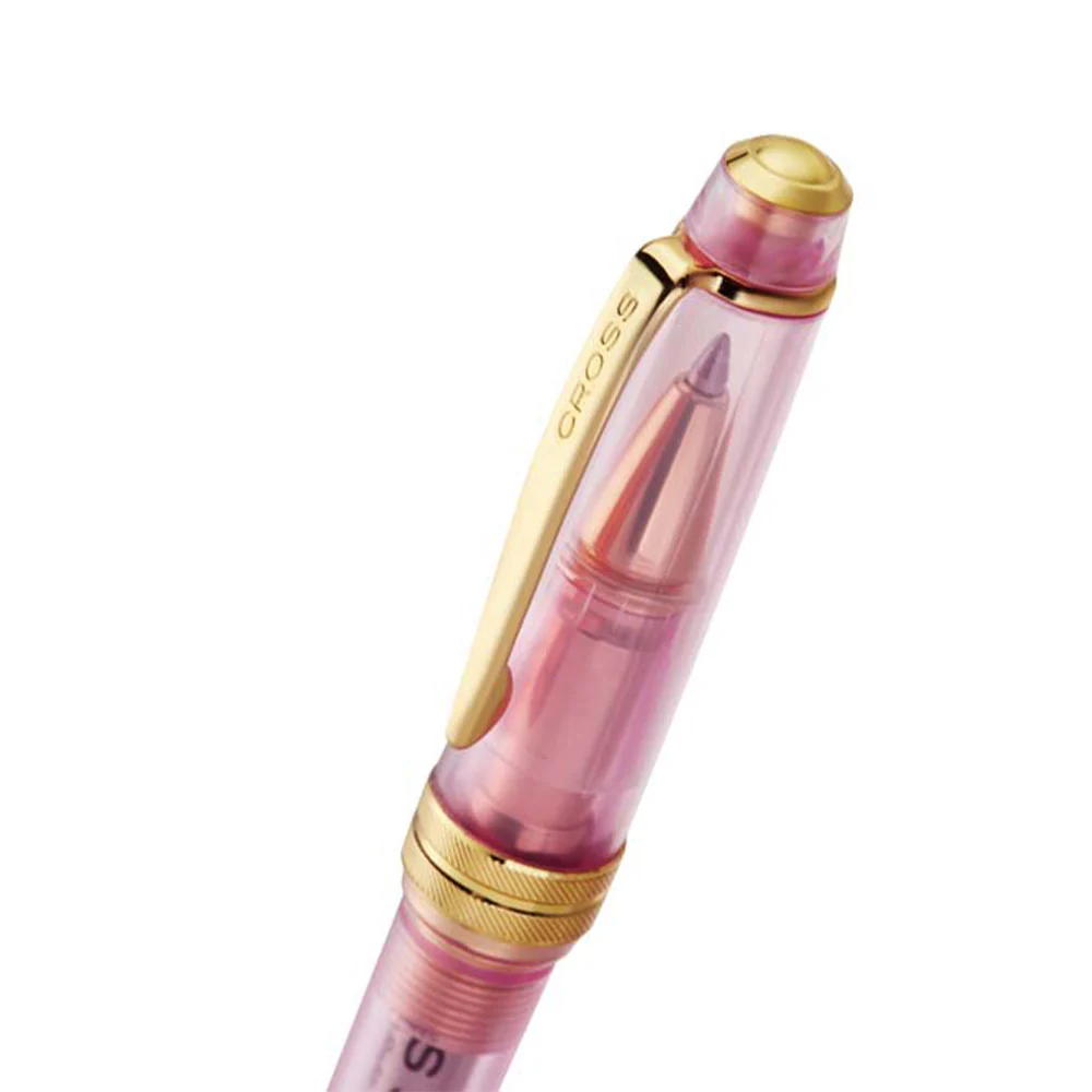 Cross Bailey Light Translucent Pink Sapphire Resin Rollerball Pen - Image 3