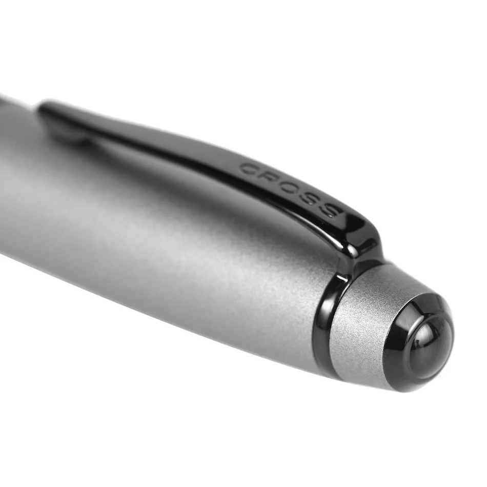 Cross Bailey Rollerball Pen Grey Lacquer with Black Trim - Image 3