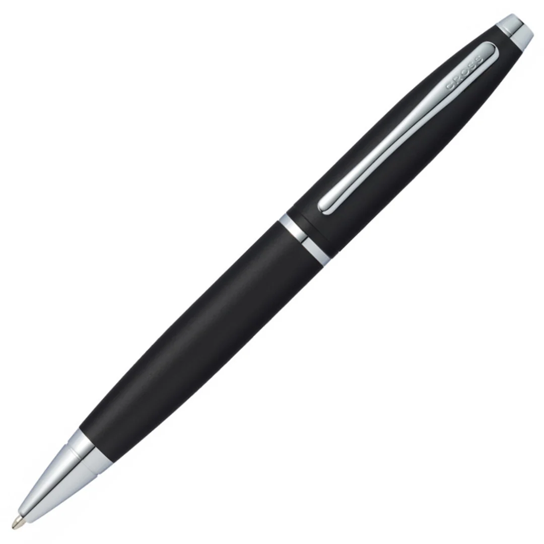 Cross Calais Ballpoint Pen Matt Black with Chrome Trim