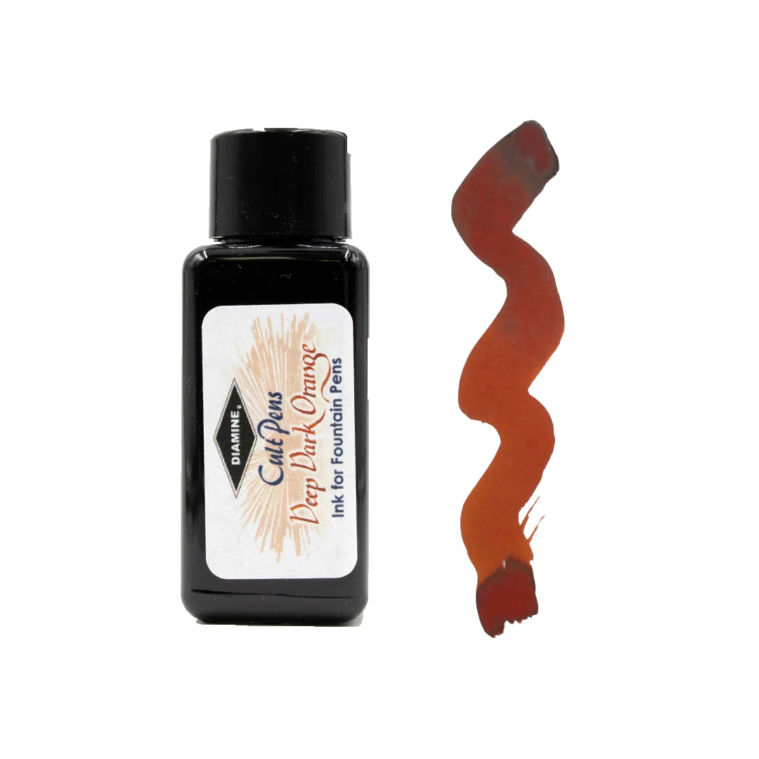 Cult Pens Deep Dark Fountain Pen Ink by Diamine 30ml - Image 3