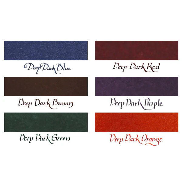 Cult Pens Deep Dark Fountain Pen Ink by Diamine 80ml - Image 3