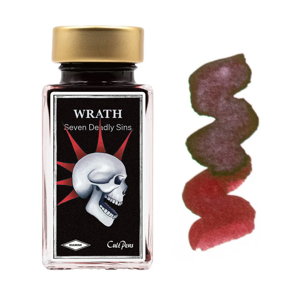 Cult Pens Exclusive 7 Deadly Sins Fountain Pen Ink by Diamine 50ml - Image 7