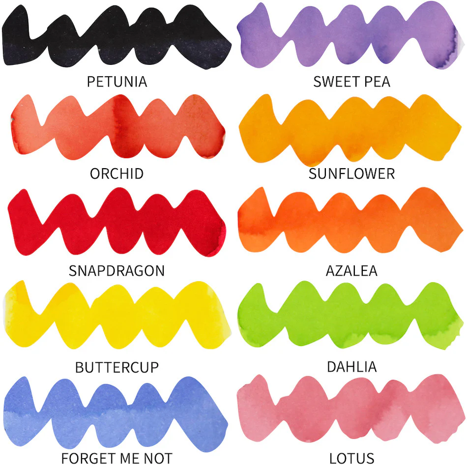 Cult Pens Exclusive Flower Inks by Diamine - Image 3