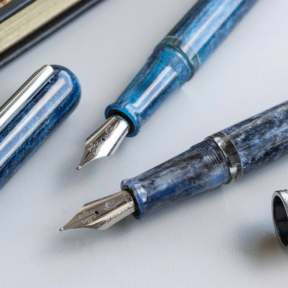Cult Pens Exclusive Voyage Cosmic Grey Fountain Pen by Nahvalur - Image 3