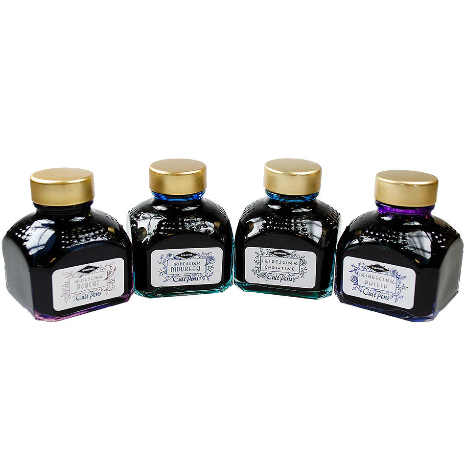 Cult Pens Iridescink by Diamine Assorted Set of 4 80ml
