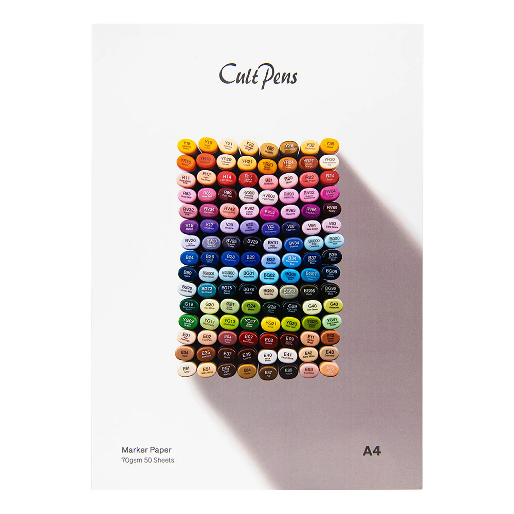 Cult Pens Marker Pad A4 70gsm 50 Sheets
