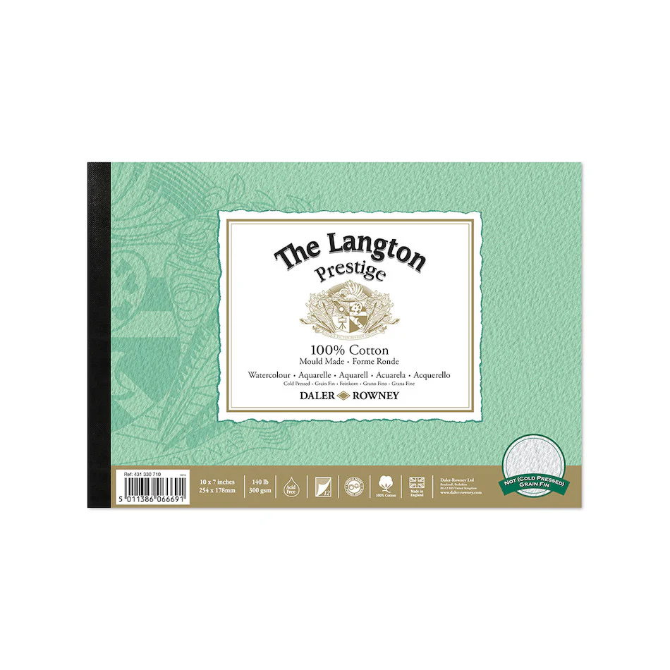 Daler-Rowney Langton Prestige Watercolour Pad CP 10x7