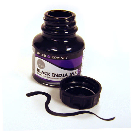 Daler-Rowney Simply Black India Ink - Image 2