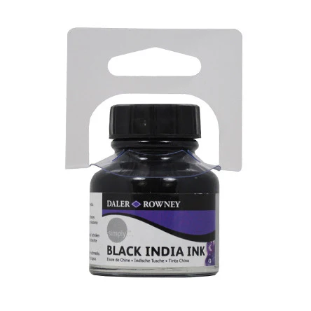 Daler-Rowney Simply Black India Ink - Image 3