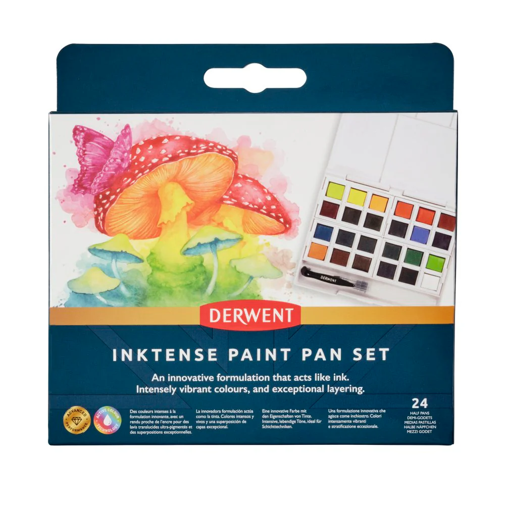 Derwent Inktense Paint Pan Set of 24 - Image 3