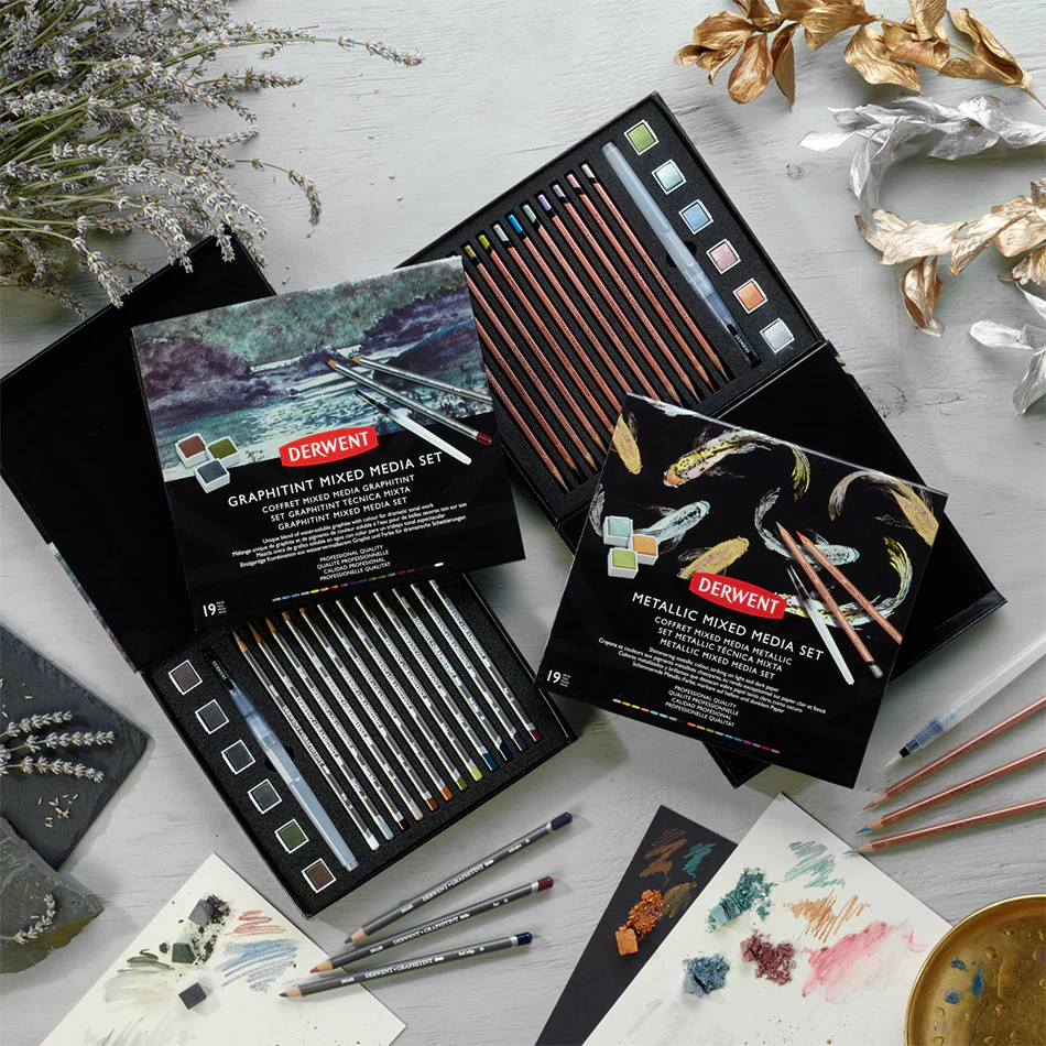Derwent Metallic Mixed Media Set - Image 3