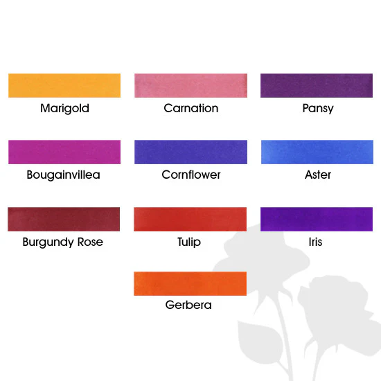 Diamine Flowers Collection Ink Bottle Set - Image 3