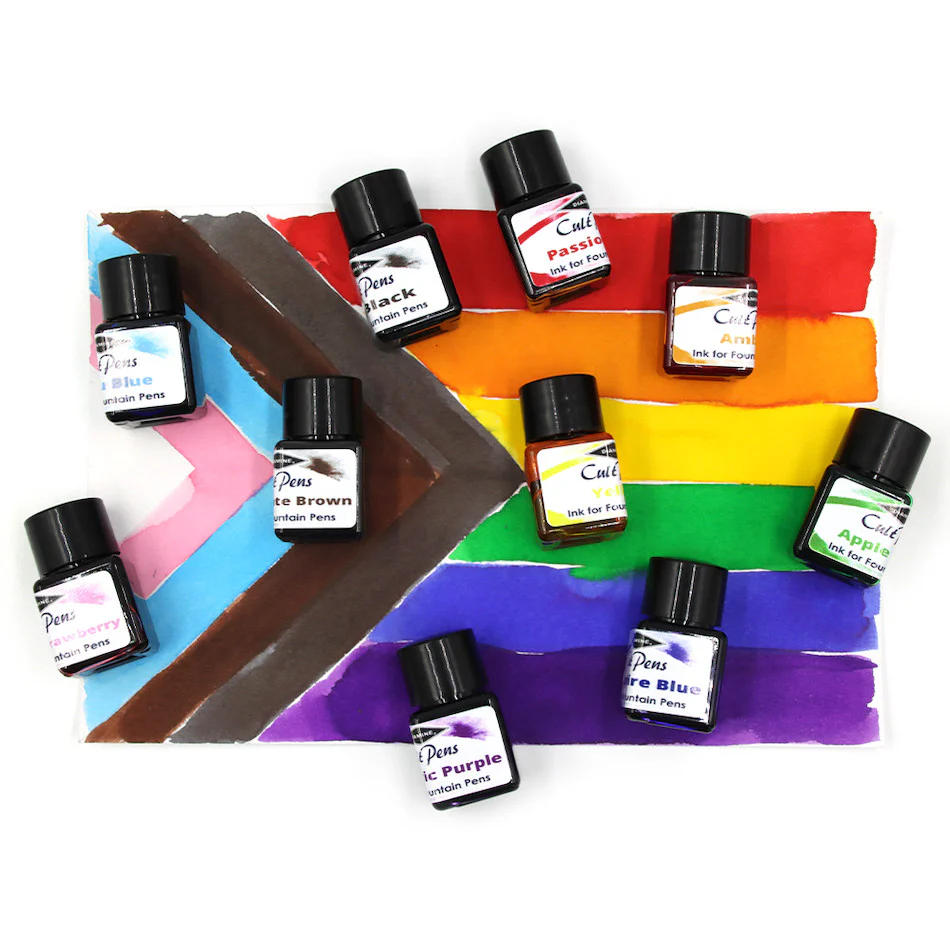 Diamine Ink 12ml Set of 10 Pride Colours - Image 3