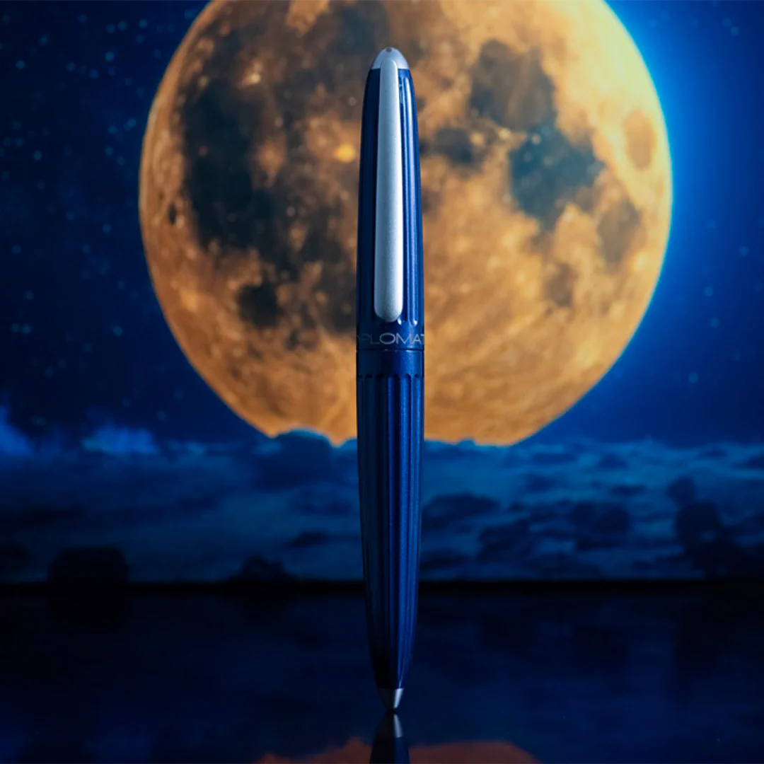 Diplomat Aero Midnight Blue Rollerball Pen - Image 2