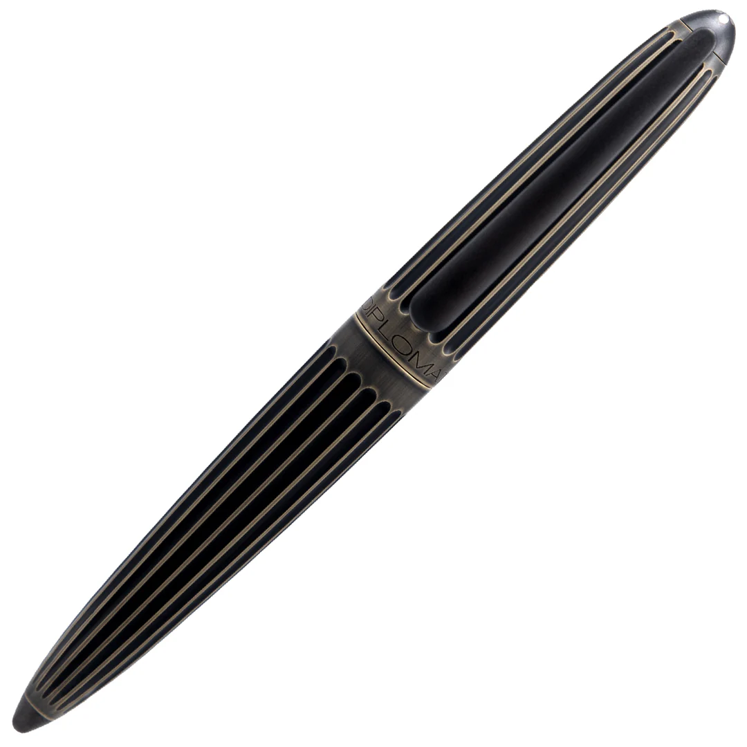 Diplomat Aero Oxyd Brass Rollerball Pen - Image 2