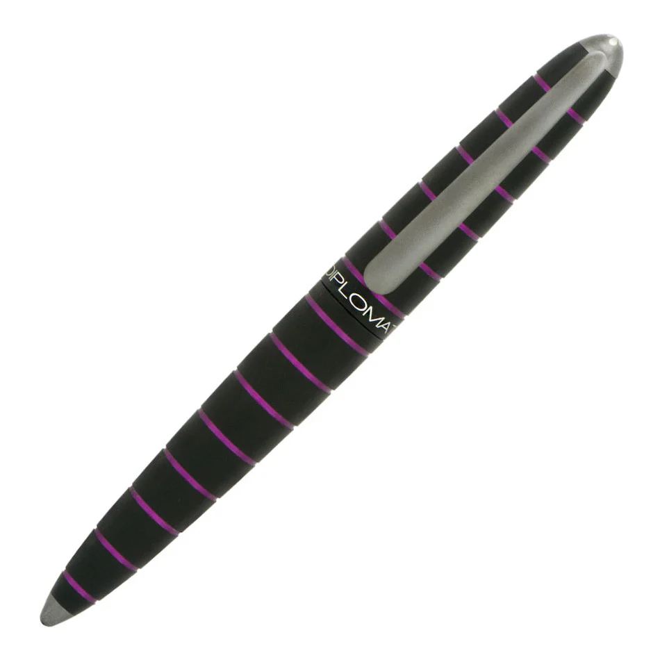 Diplomat Elox Fountain Pen Ring Black/Purple - Image 2
