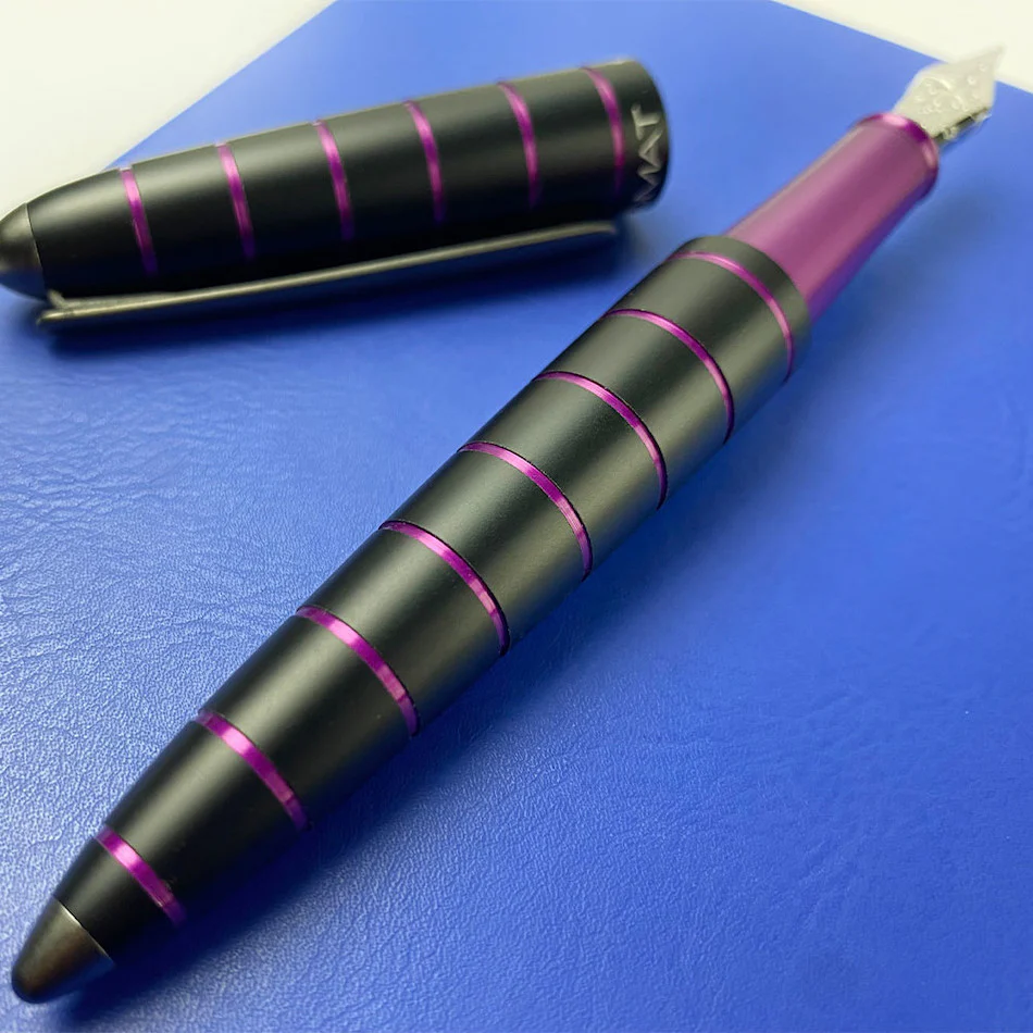 Diplomat Elox Fountain Pen Ring Black/Purple - Image 4