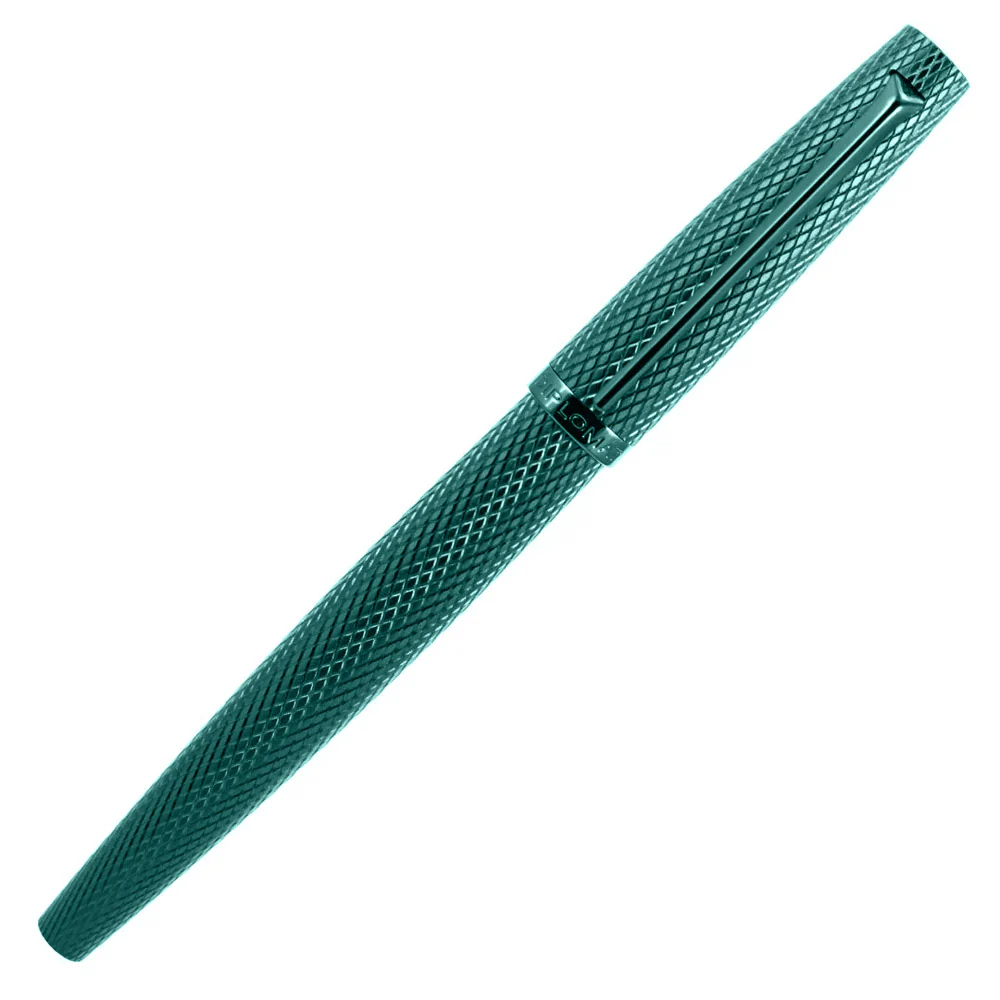 Diplomat Viper Guilloche Fountain Pen Green - Image 2