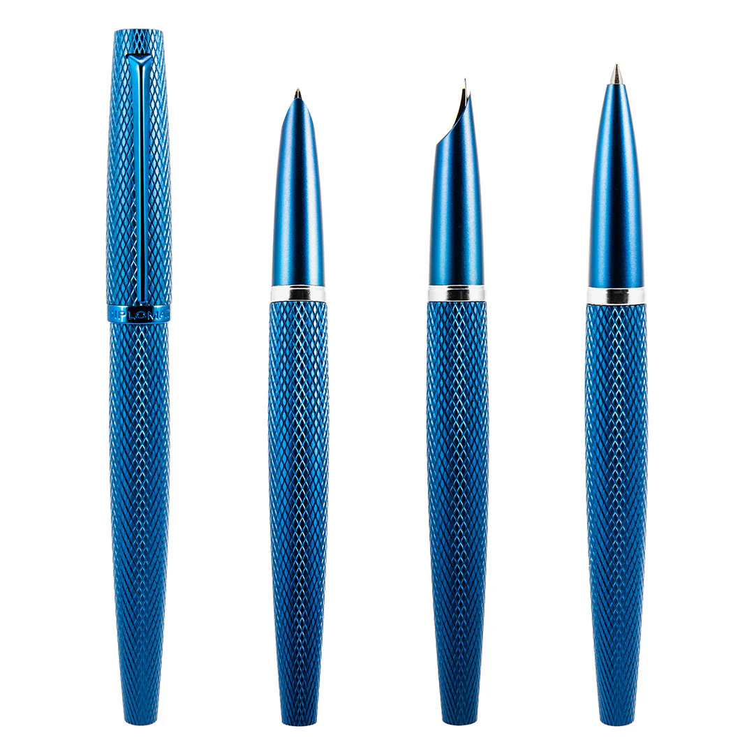 Diplomat Viper Guilloche Rollerball Blue - Image 4
