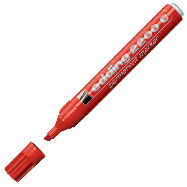 edding 2200C Permanent Marker Pen Chisel - Image 3
