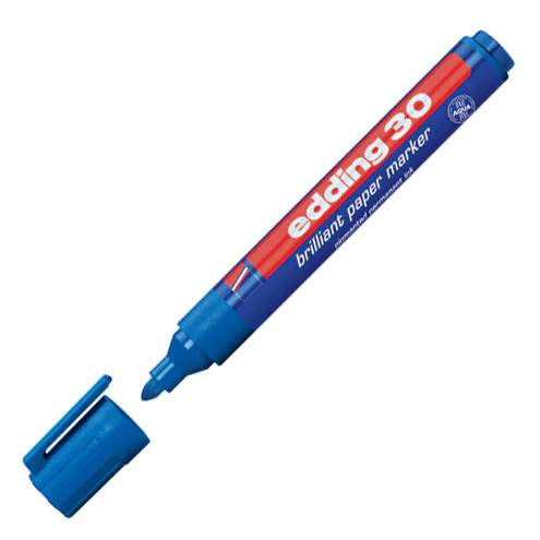 edding 30 Brilliant Paper Marker Pen Bullet - Image 3