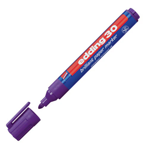 edding 30 Brilliant Paper Marker Pen Bullet - Image 8