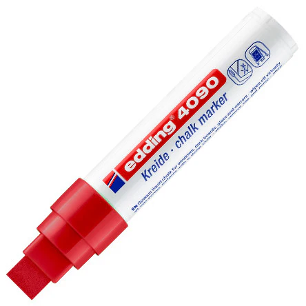 edding 4090 Chalk Marker Chisel - Image 3