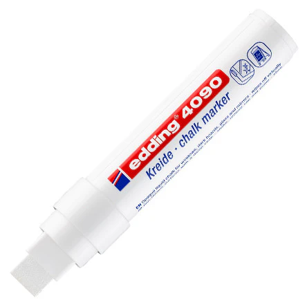 edding 4090 Chalk Marker Chisel - Image 4