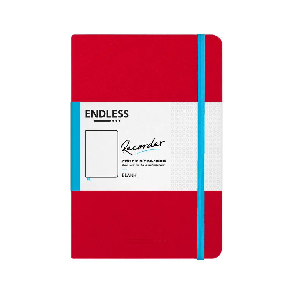 Endless Recorder Notebook A5 Crimson Sky